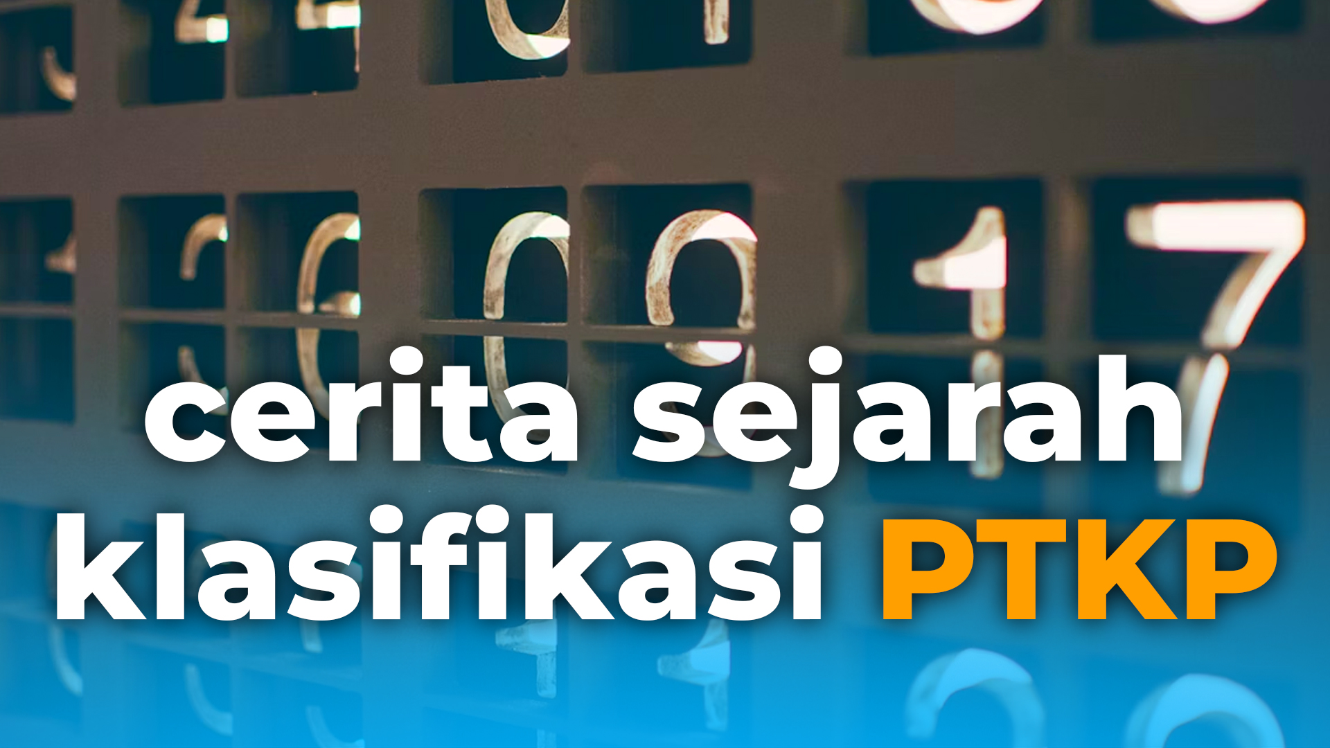 perkembangan klasifikasi ptkp indonesia